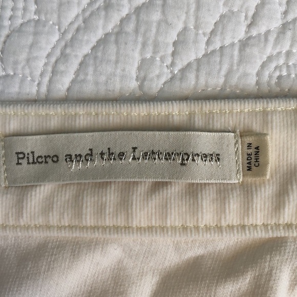 Anthro PILCRO and the Letterpress Cream High-Rise Skinny Ankle Cords  Size 28 - Picture 3 of 13